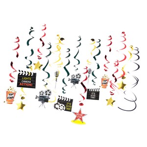 Party Supplies Party Decorations 30x Movie Theme Cutouts Hanging