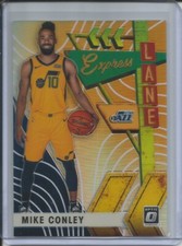 MIKE CONLEY 2019-20 PANINI OPTIC EXPRESS LANE ORANGE HOLO PRIZM #D 13/39
