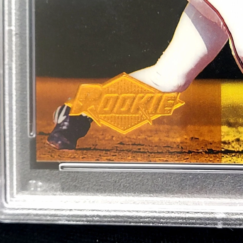 1995 Select Сертифицированное Зеркало Золото No107 Чиппер Джонс Атланта Брэйвз HOF PSA 9 - Изображение 3 из 4