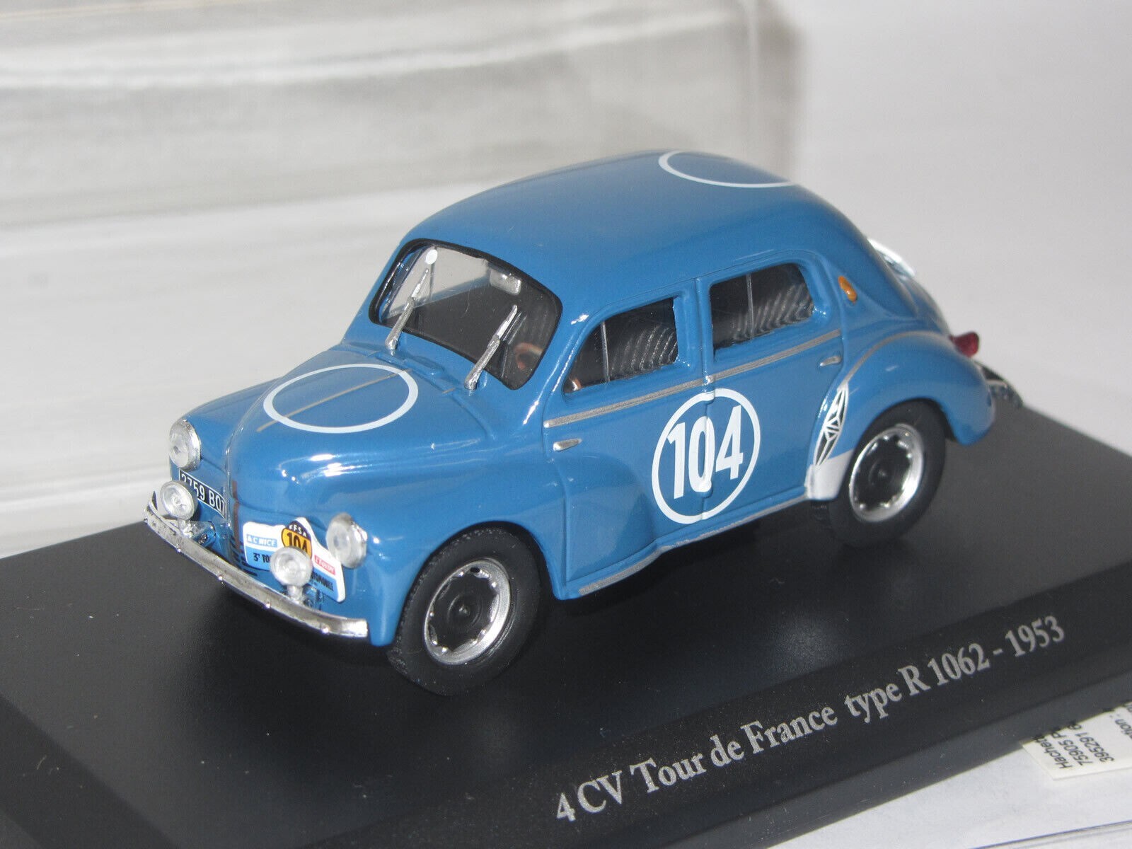 Renault 4CV Tour de France 1953 d'exception, modèle R 1062 de collection