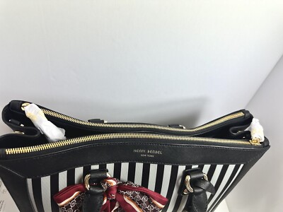 HENRI BENDEL Handbag MISS BENDEL CARRYALL WITH Logo Print SILK