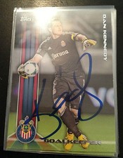 Topps Chivas USA Dan Kennedy Autographed Signed 2013 Topps MLS Card