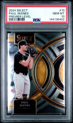 2024 Panini Select Paul Skenes Premier Level Rookie #10 PSA 10 Gem Mint
