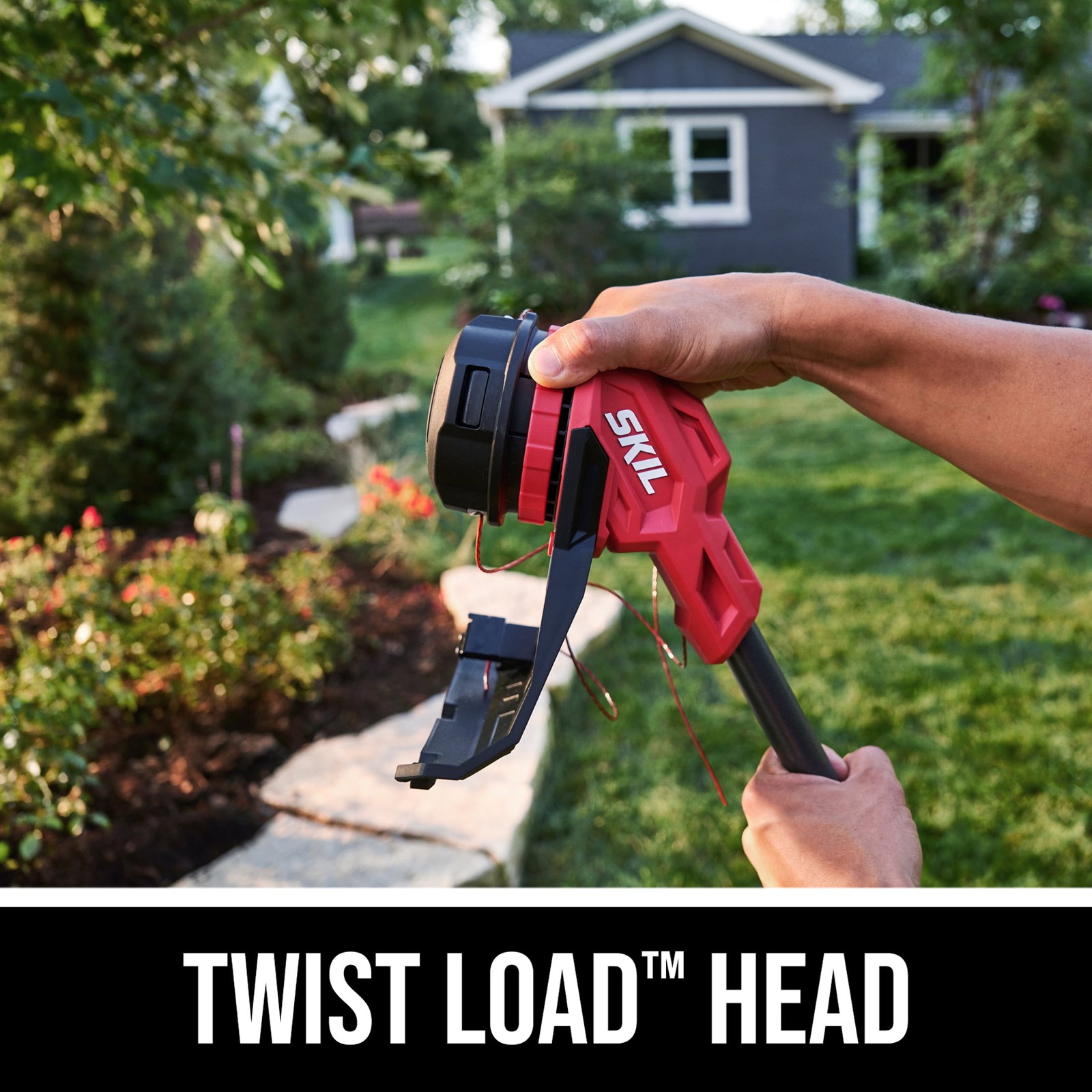 20V 13'' Brushless String Trimmer 2-Speed Settings w/4.0Ah Battery and Charger