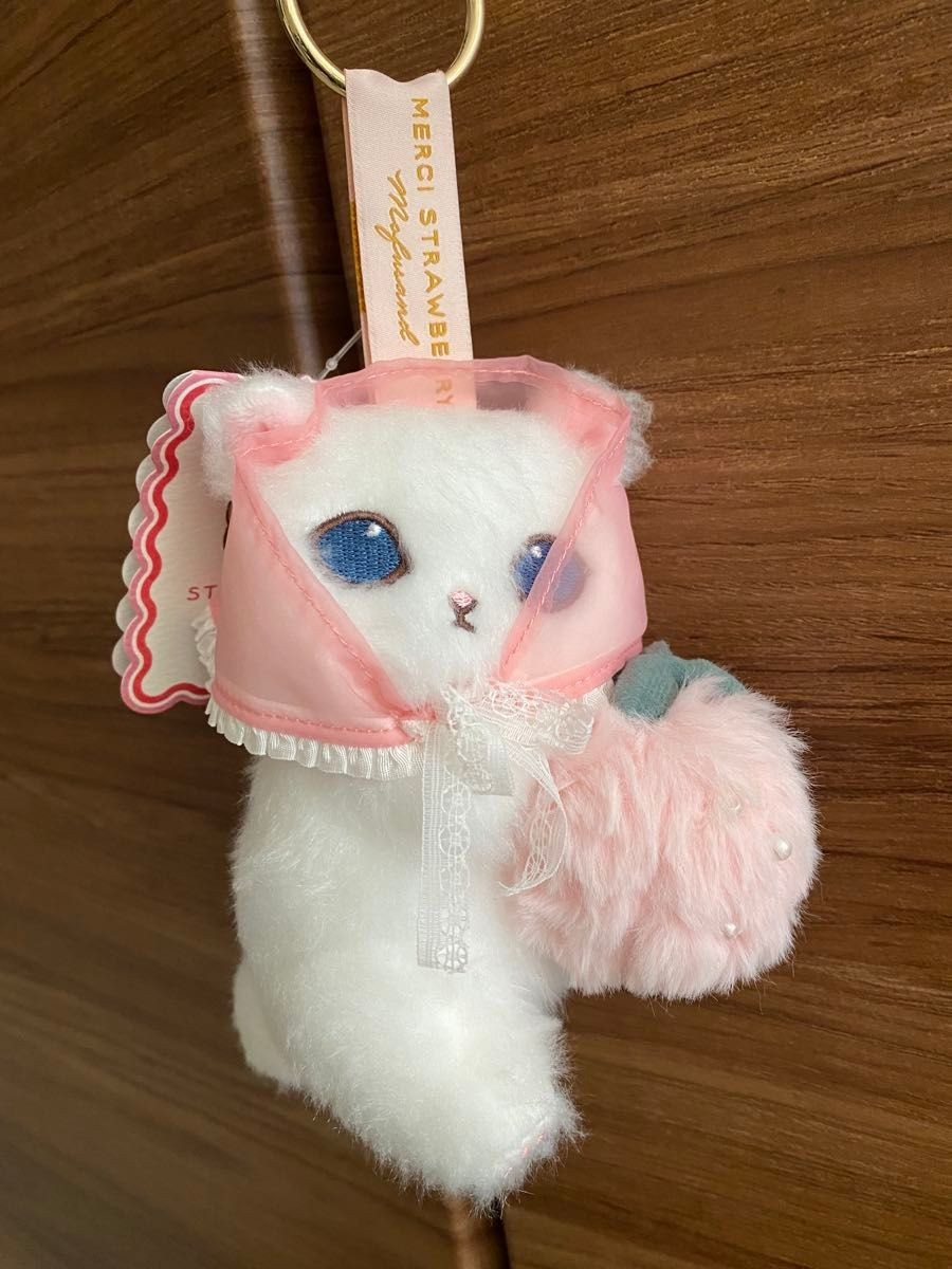 Mofusand Merci Strawberry Mascot Strawberry and White Cat 2026