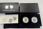 2023 Morgan and Peace Silver Dollar Two-Coin Reverse Proof Set US Mint Box & COA