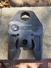 Genuine Rothenberger 15224X A1 Romax Pipe Press Tool Crimper 1" Jaw -Works Great