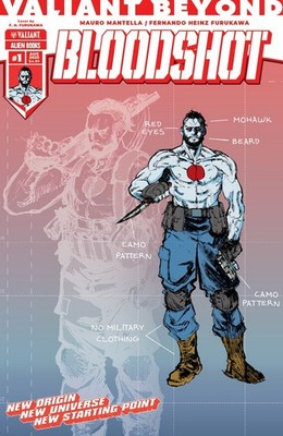 Valiant Beyond: Bloodshot #1 Variant D (Heinz Furukawa Design Variant) (Valiant)
