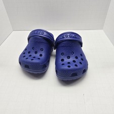 Crocs Classic Clogs Size 2 3 Toddler Comfort Shoes Blue