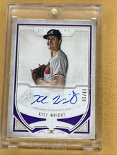 2019 Topps Definitive Collection Rookie Kyle Wright #DRA-KW Auto Purple 8/10