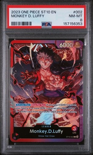 Monkey.D.Luffy graded PSA 8 for sale on eBay