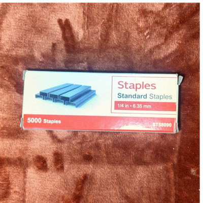Staples Standard Staples 1/4 in 6.35 mm 5000 Count ST58090