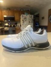 Size 9 ADIDAS Tour 360 White Leather Golf Boost Comfort EE9181
