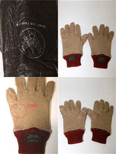 men's REAL McCOY’S Used THE REAL McCOY S Real McCoys TYPE A 10 GLOVE 9 SBRWx