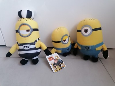 3  Minions Plüschtier Stofftier Kuscheltier - Despicable Me Kuscheltiere