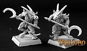 Жнец 06182 Порождение Тьмы, Козлиные демоны (8), Металлическая миниатюра Военачальник