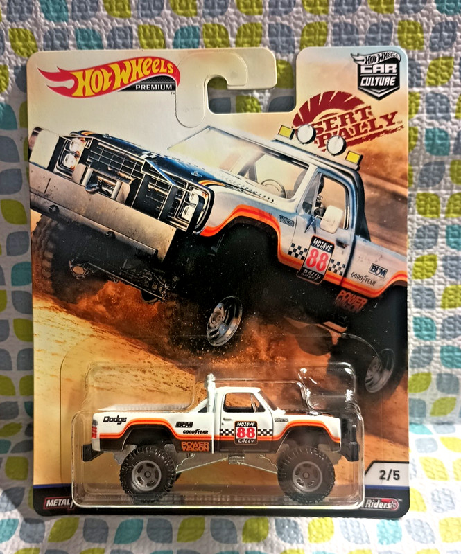 HOT WHEELS CAR CULTURE DESERT RALLY 80 DODGE MACHO POWER WAGON NEW