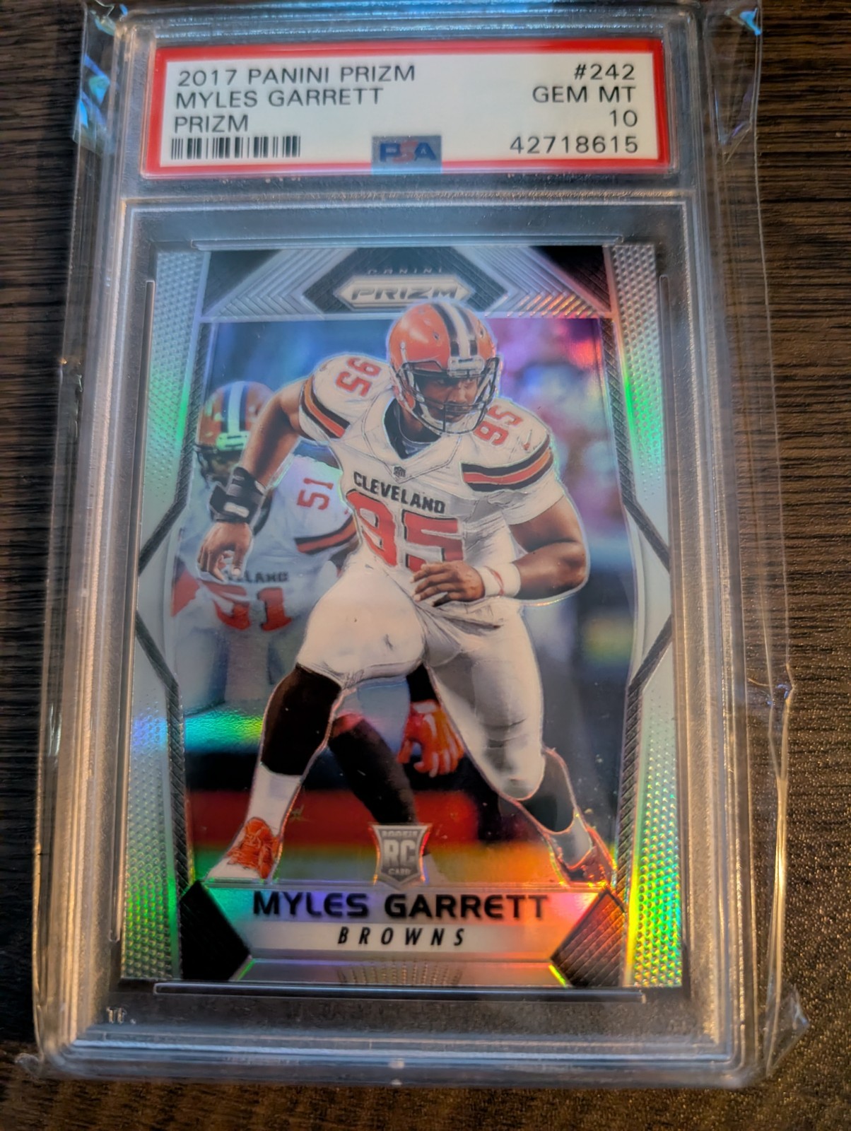 Myles Garrett Panini Prizm #242 Prizm