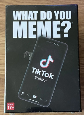What Do You Meme? Tik Tok Edition Party Card Game 2020 Ages 17+ Brand New Sealed