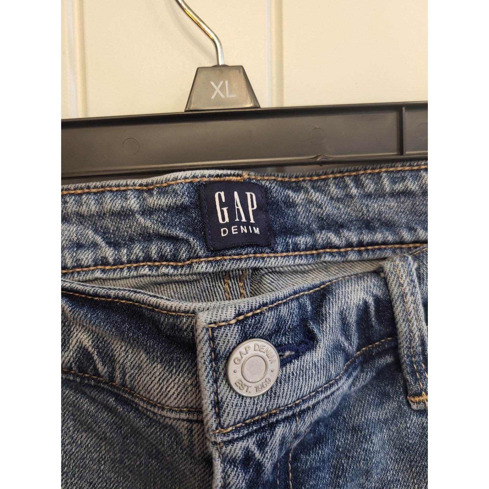 Gap Denim Womens Medium Wash Patchwork Distressed… - image 7