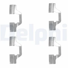 LX0492 Delphi Accessory Kit, Disc Brake Pad for Renault