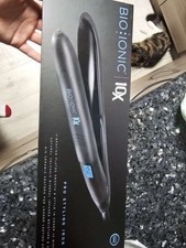 Bio Ionic 10X Pro Styling Flat Iron Straightener Vibrating Plates Ceramic 450 F