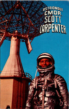 Vintage Postcard Astronaut Scott Carpenter May 24 1962 H10
