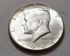1964 D John F Kennedy Half Dollar 90% Silver 50c         (X37)