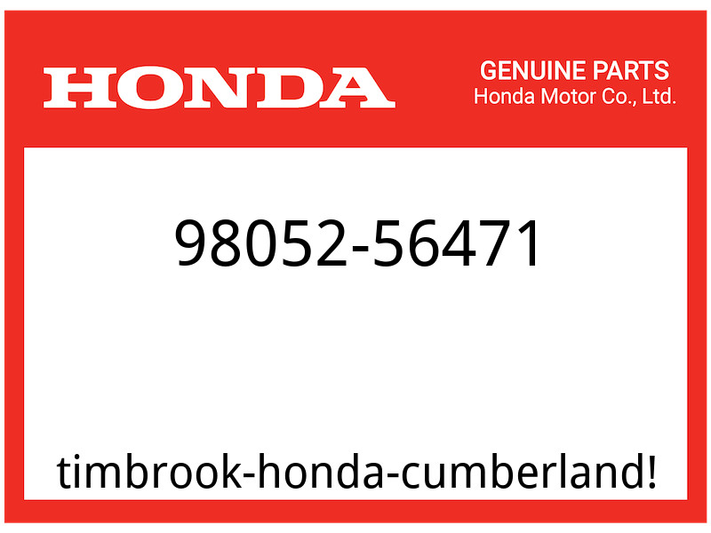 Honda OEM Part 98052-56471 SPARK PLUG CM6