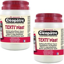 Enduit pour plastifier du tissus - Toile cirée - Texti'Plast - Cléopâtre - 2 pot