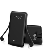 5000mAh Portable Power Bank with AC Plug for iPhone 16/15/14/13/12