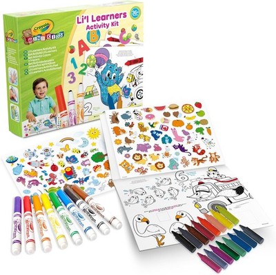 Crayola My First Mini Kids Coloring & Sticker Set | Li l Learners Activity Kit