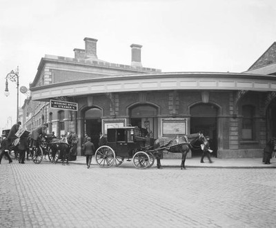 Old Train Photo North Wall Station Dublin C 1906