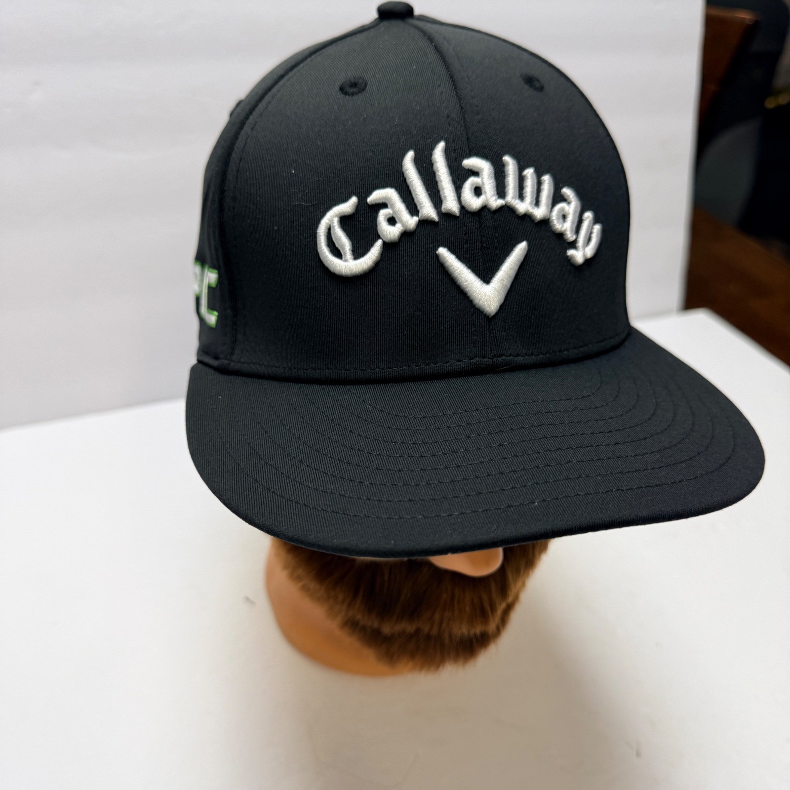 Hat Cap Black Flat Brim Snapback Men's