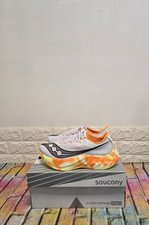 Saucony Endorphin Pro 4 Racing Road Shoes UK 8 Men's RRP £ 230 Fog / Peel