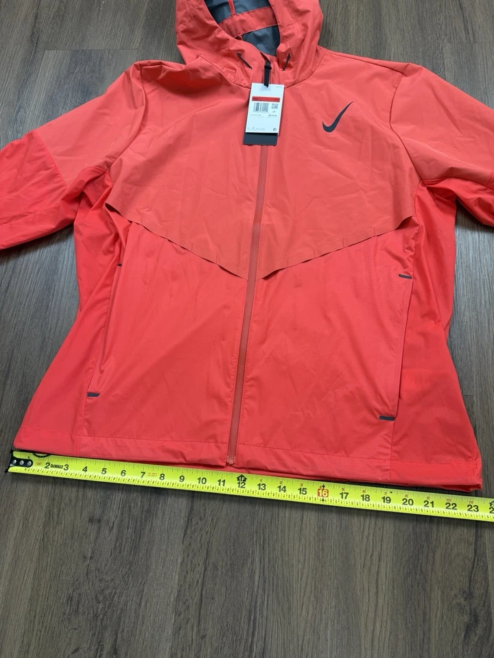 Nike Running Aerogami Rain Jacket - Men's Large FZ9039 696 Crimson Red - Image 4 of 4