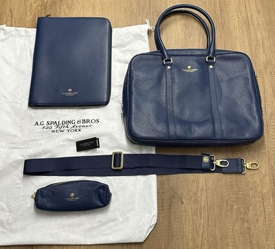 Leder Tasche Tablet PC A.G. Spalding E Bros 520 Fifth Avenue New York