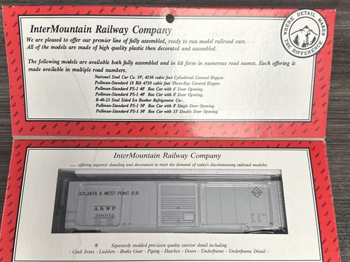 InterMountain Railway HO RTR 45910-01 PS-1 50 SD Boxcar Atlanta y West Point Nuevo en caja | Condition: New