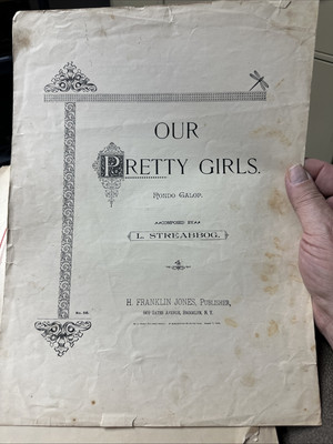 B 11x14 3-pack of Oddity Sheet Music Various Decades