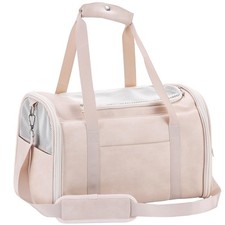 Fashion Leather Dog Carrier Cat Carrier Airline Approved Pet Carrier for Smal...