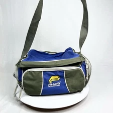 Plano TackleSystems Soft Side Fishing Bag w/ Strap Green Blue Canvas -Flaws