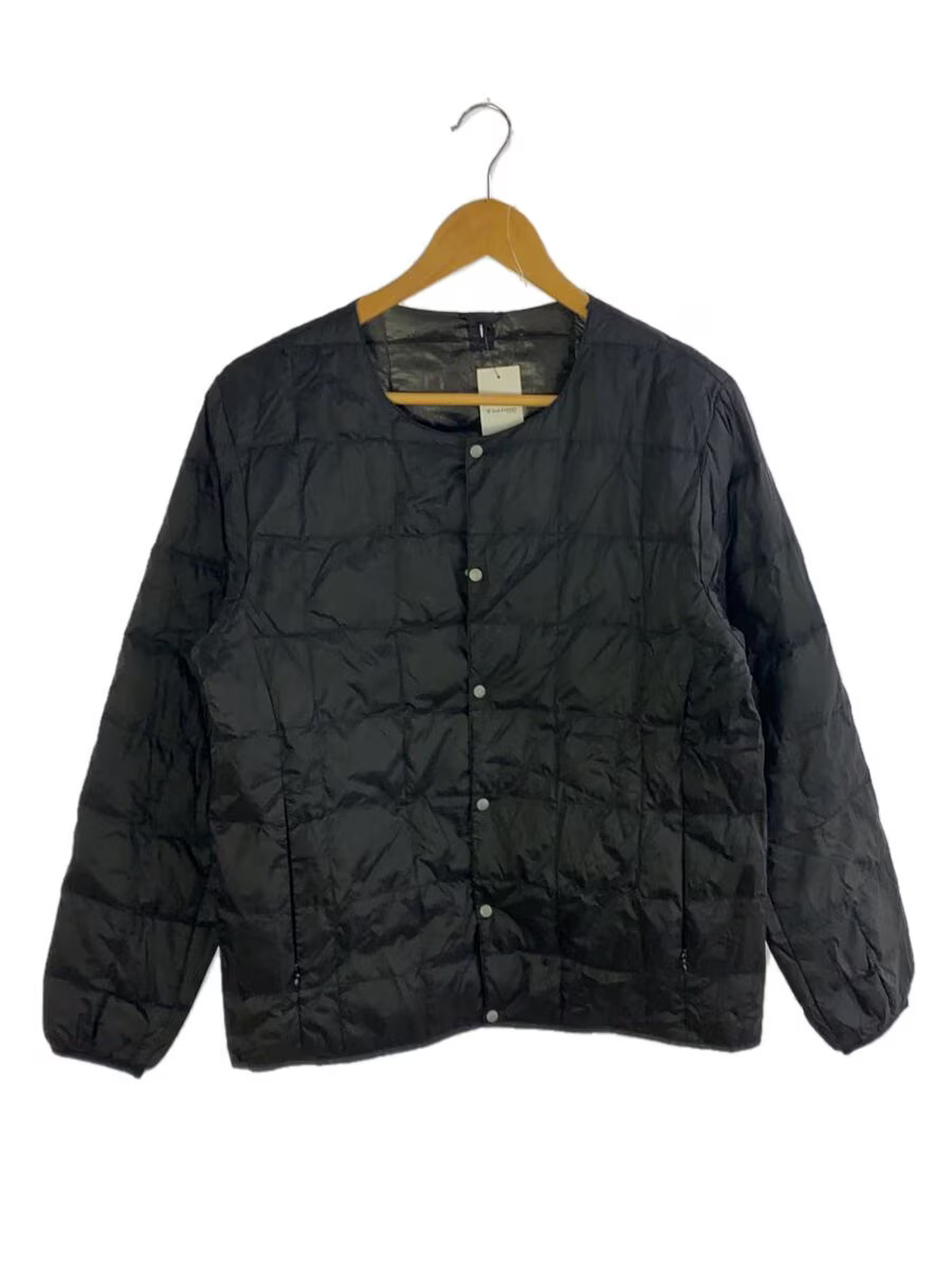 TAION Down Jacket, Medium, Nylon, Black, Solid Co… - image 1