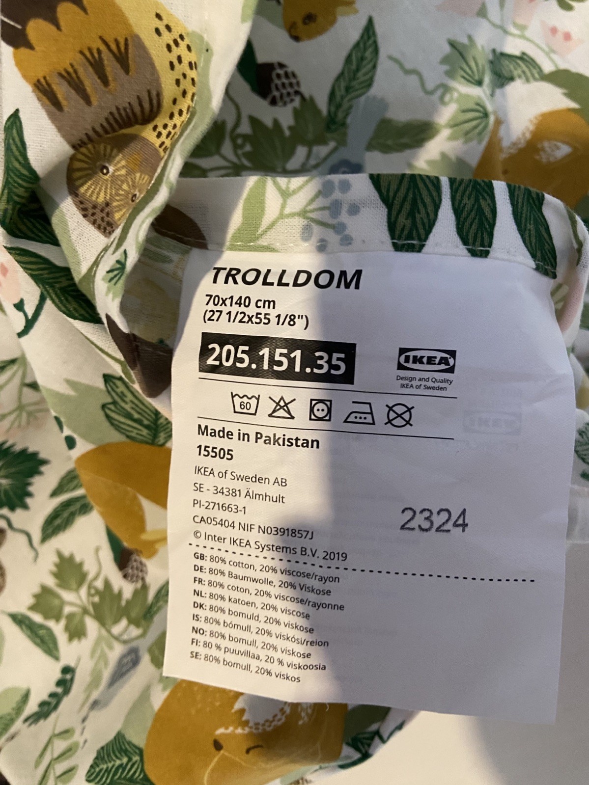 Set copripiumino e federa Ikea TROLLDOM foto 2