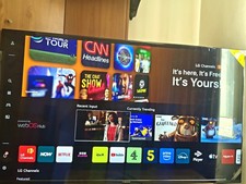 VIBOX 5526OUHD 55in LED4K (2160p)Smart TV with Netflix & Remote, Black