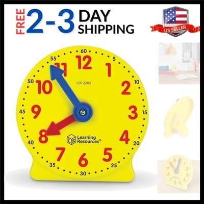 Big Time Mini Clock, Teaching Clock, Classroom Accessories, Ages 5and UP