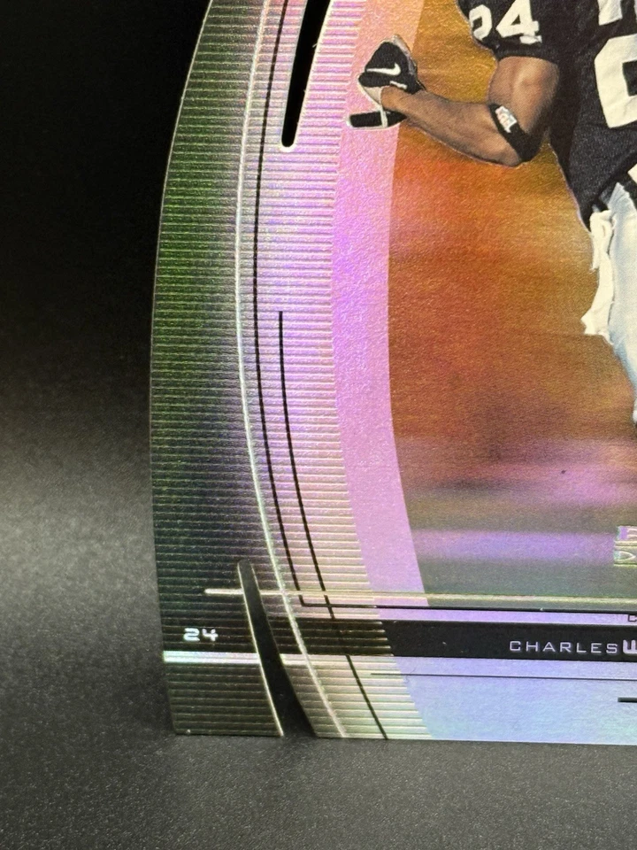 1999 Upper Deck Black Diamond - Charles Woodson #79 Diamond Cut- Oakland Raiders - Image 3 of 4