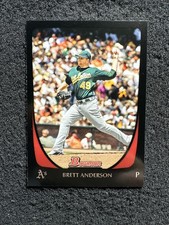 BRETT ANDERSON 2011 Bowman #51 Oakland Athletics (Buy 10 get 10 Free)
