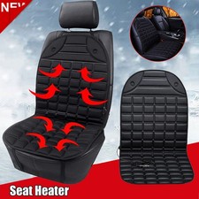 Luxury Heated Car Seat Cushion Heater Aftermarket Universal Fit 12v Cold Winter Luxury Heated Car Seat Cushion Heater Aftermarket Universal Fit 12v Cold Winter