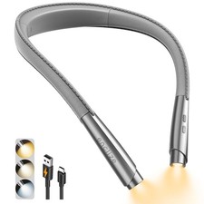 LED Neck Reading Light, Book Light for Reading in Bed, 3 Colors, 9 Brightness...