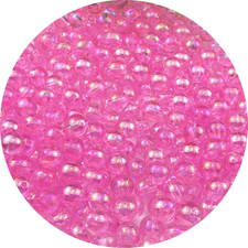 400 Pieces 8Mm Glossy Acrylic round Beads AB Color Spacer Bubble Bead Plastic Cr